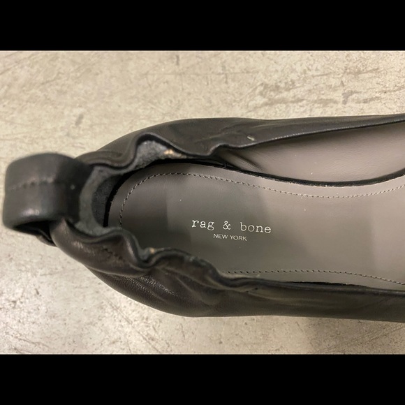 Rag & Bone EREN Black Leather Pump - Picture 3 of 6